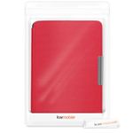 Husa pentru Kindle Paperwhite 7, Textil, Rosu, 49487.09 fotografia produsului View 7 S