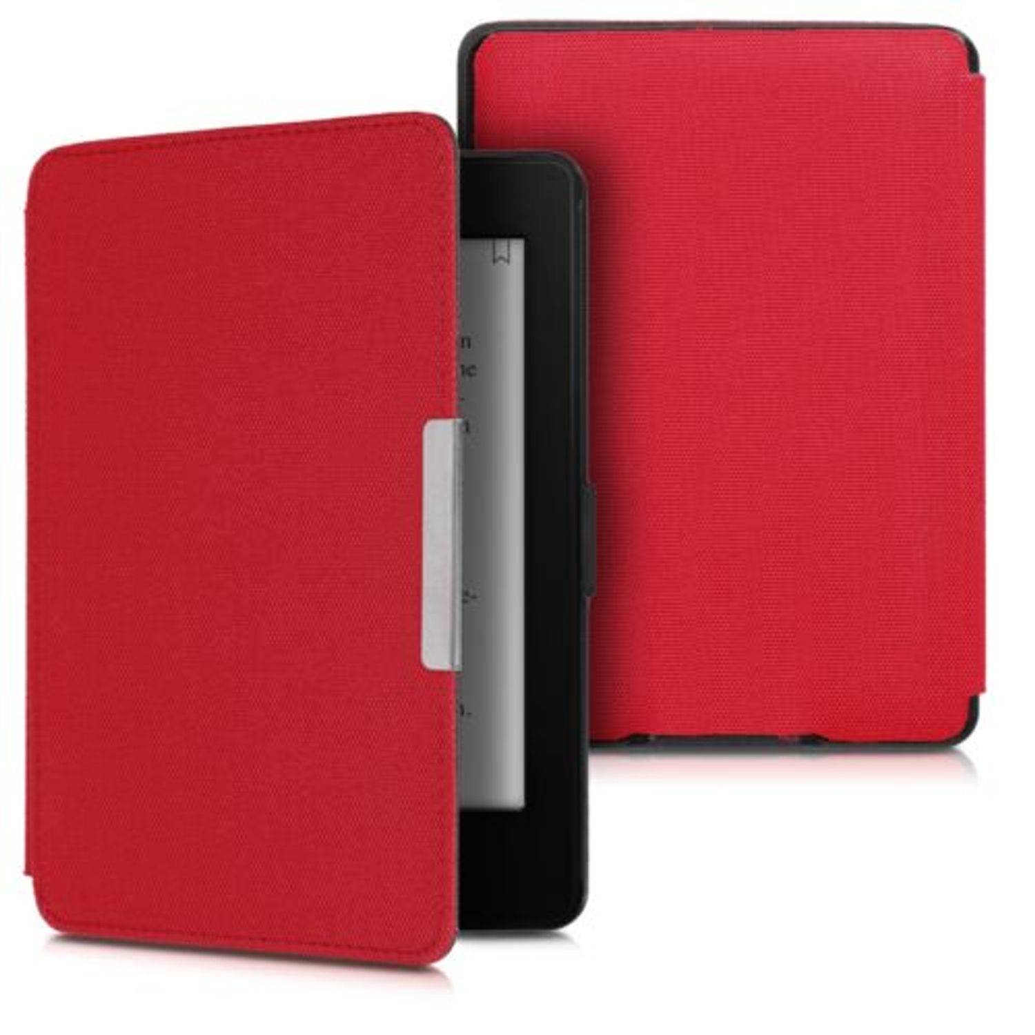 Husa pentru Kindle Paperwhite 7, Textil, Rosu, 49487.09 fotografia produsului View 2 L