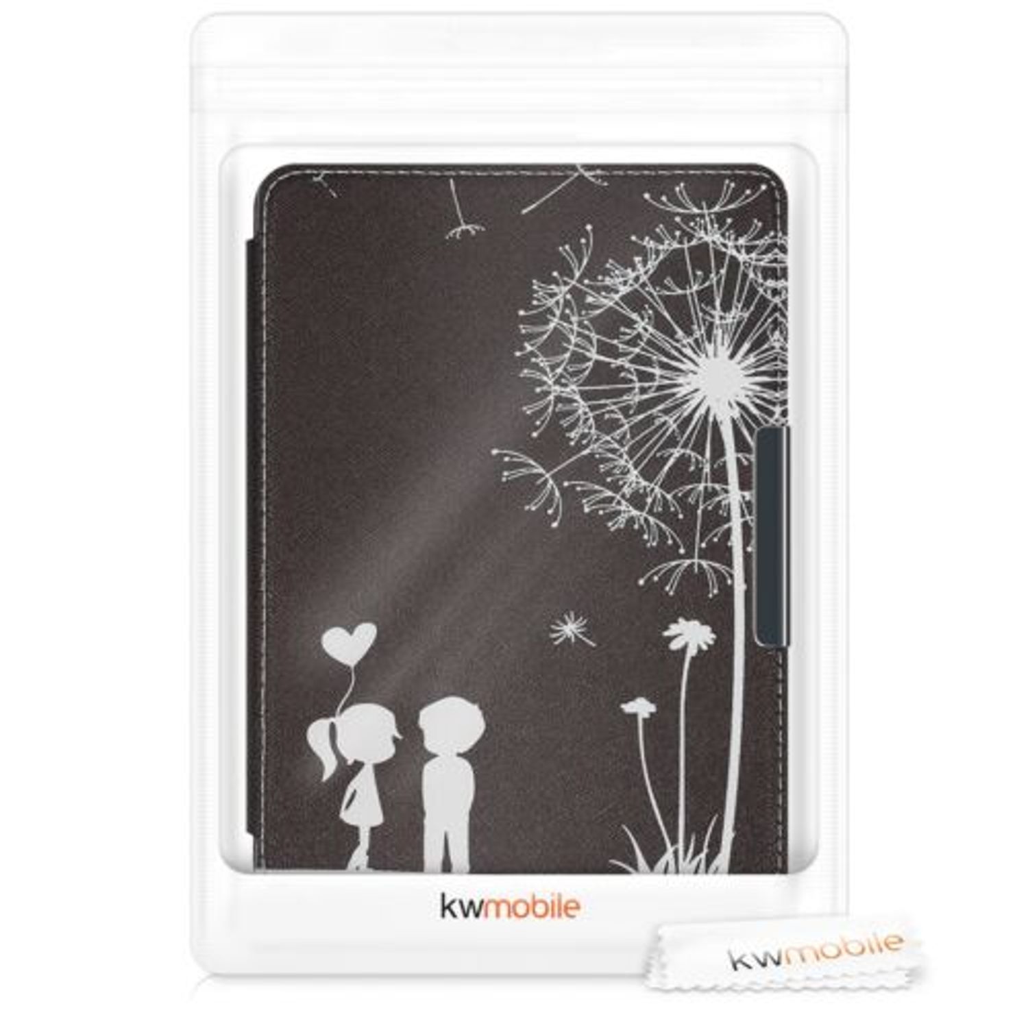 Husa pentru Kindle Paperwhite 10, Piele ecologica, Negru, 46644.08 fotografia produsului View 7 L