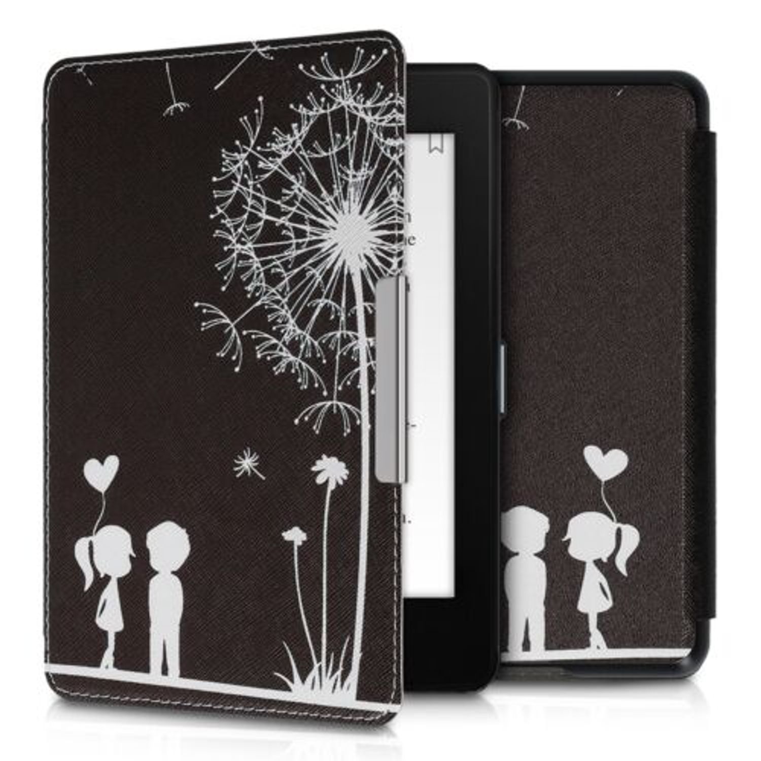 Husa pentru Kindle Paperwhite 10, Piele ecologica, Negru, 46644.08 fotografia produsului