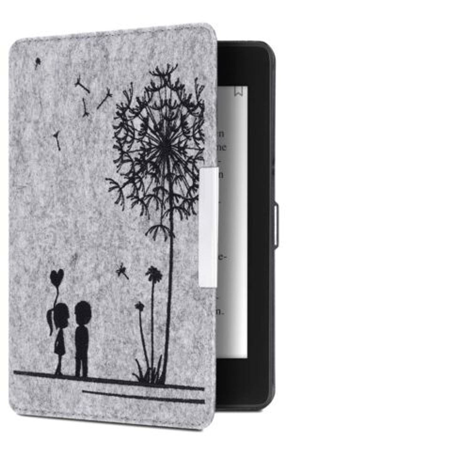 Husa pentru Kindle Paperwhite 10, Textil, Gri, 48489.03 fotografia produsului View 8 L