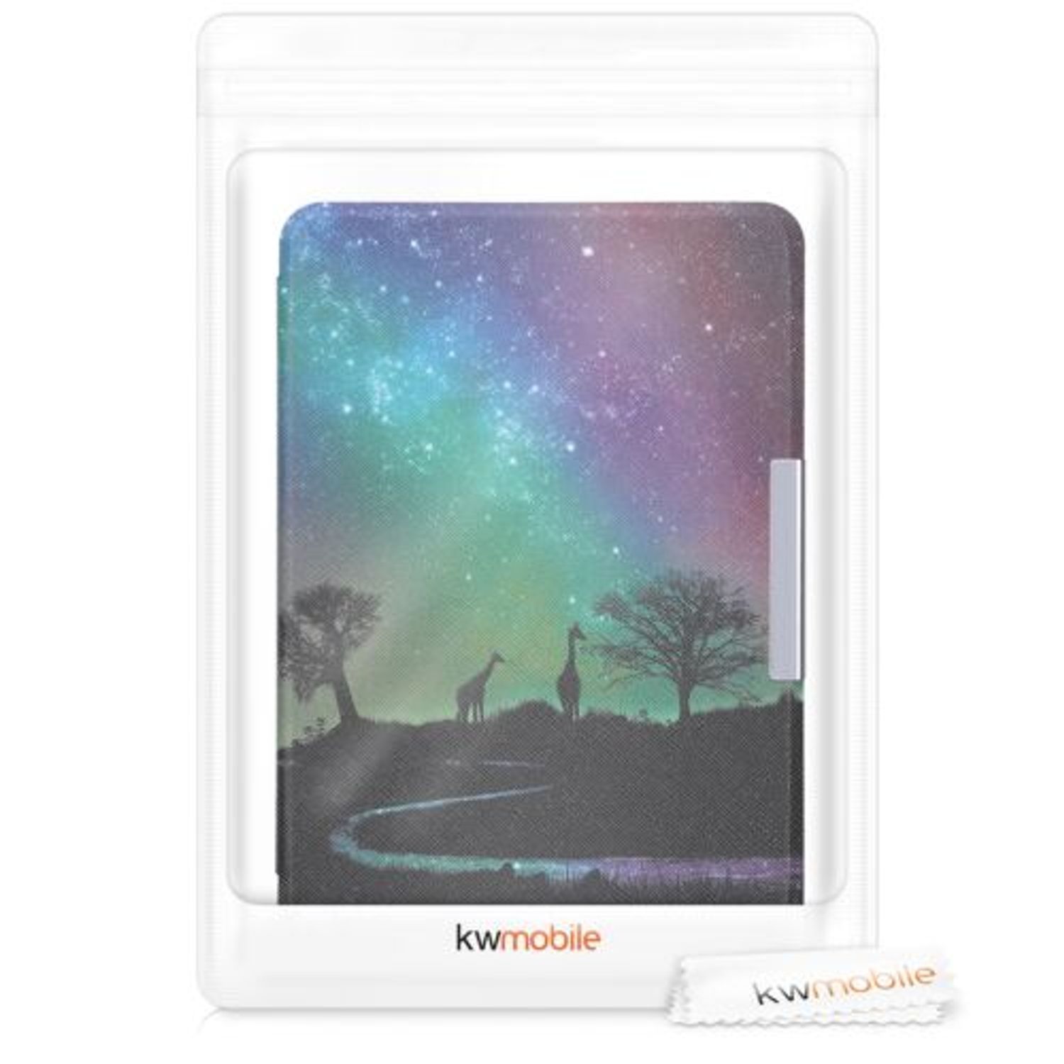 Husa pentru Kindle Paperwhite 10, Piele ecologica, Multicolor, 46644.45 fotografia produsului View 7 L