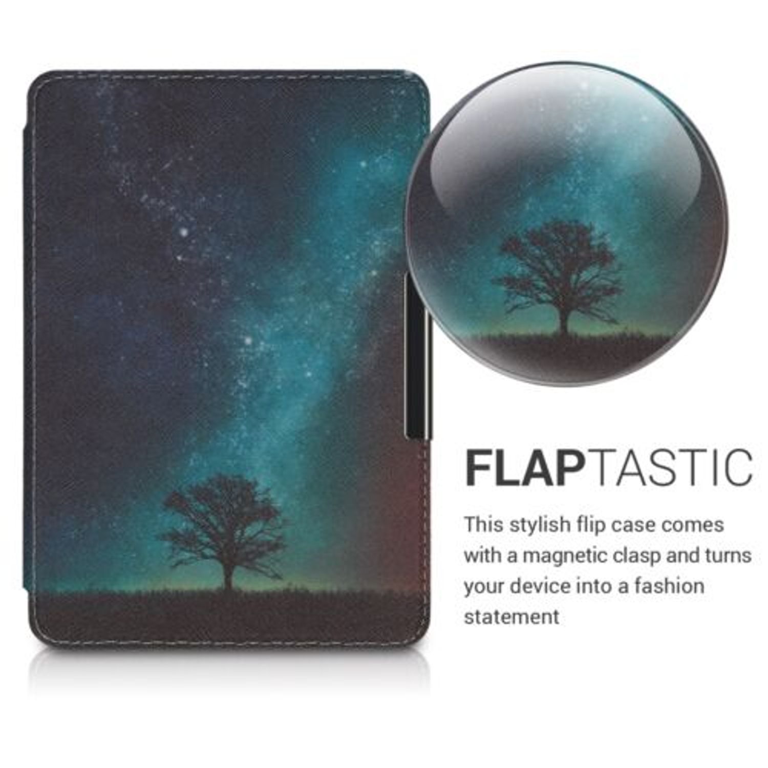 Husa pentru Kindle Paperwhite 10, Piele ecologica, Multicolor, 46644.04 fotografia produsului View 3 L