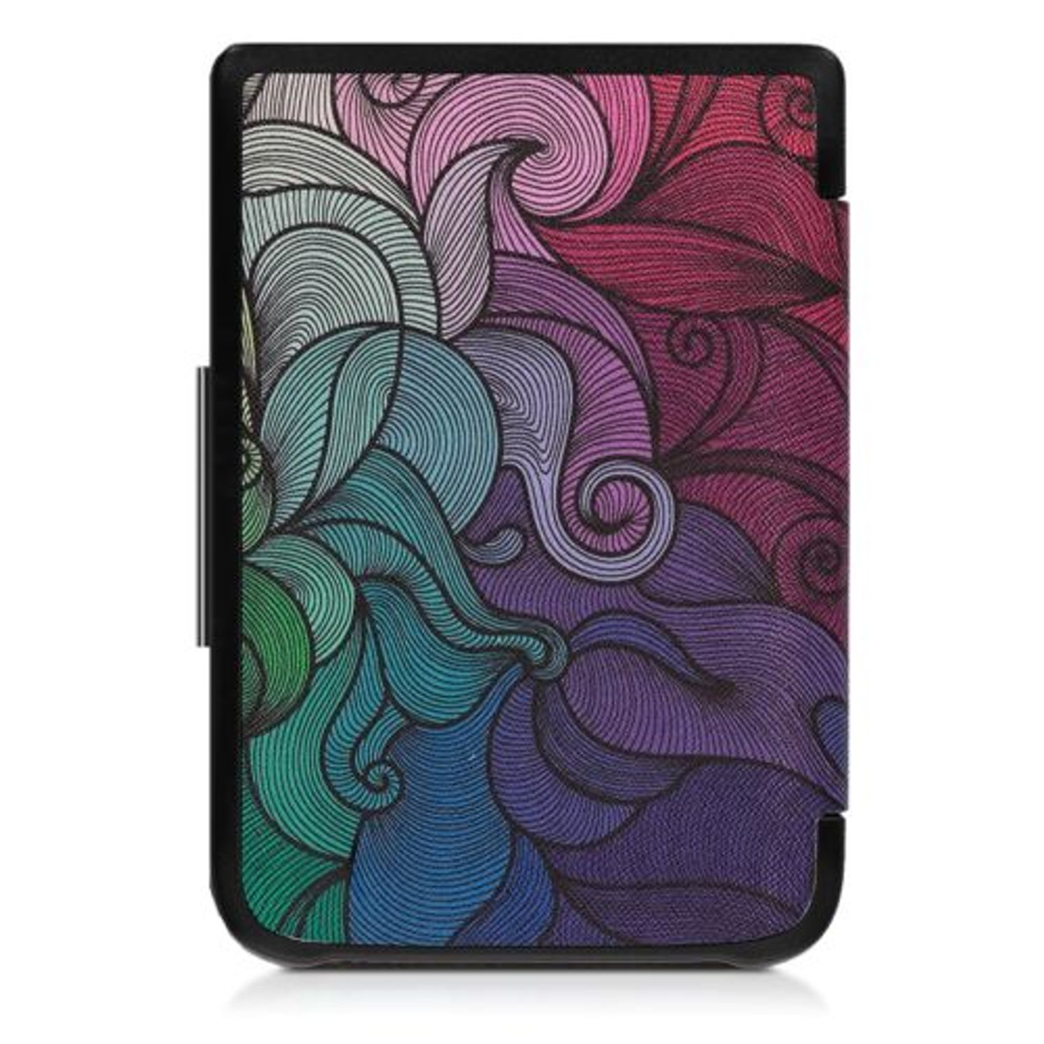 Husa pentru PocketBook Touch Lux 4/Basic Lux 2/Touch HD 3, Piele ecologica, Multicolor, 46216.11 fotografia produsului View 4 L