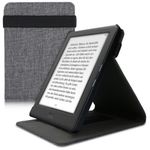 Husa pentru Kobo Glo HD/Touch 2.0, Textil, Gri, 51512.02 fotografia produsului