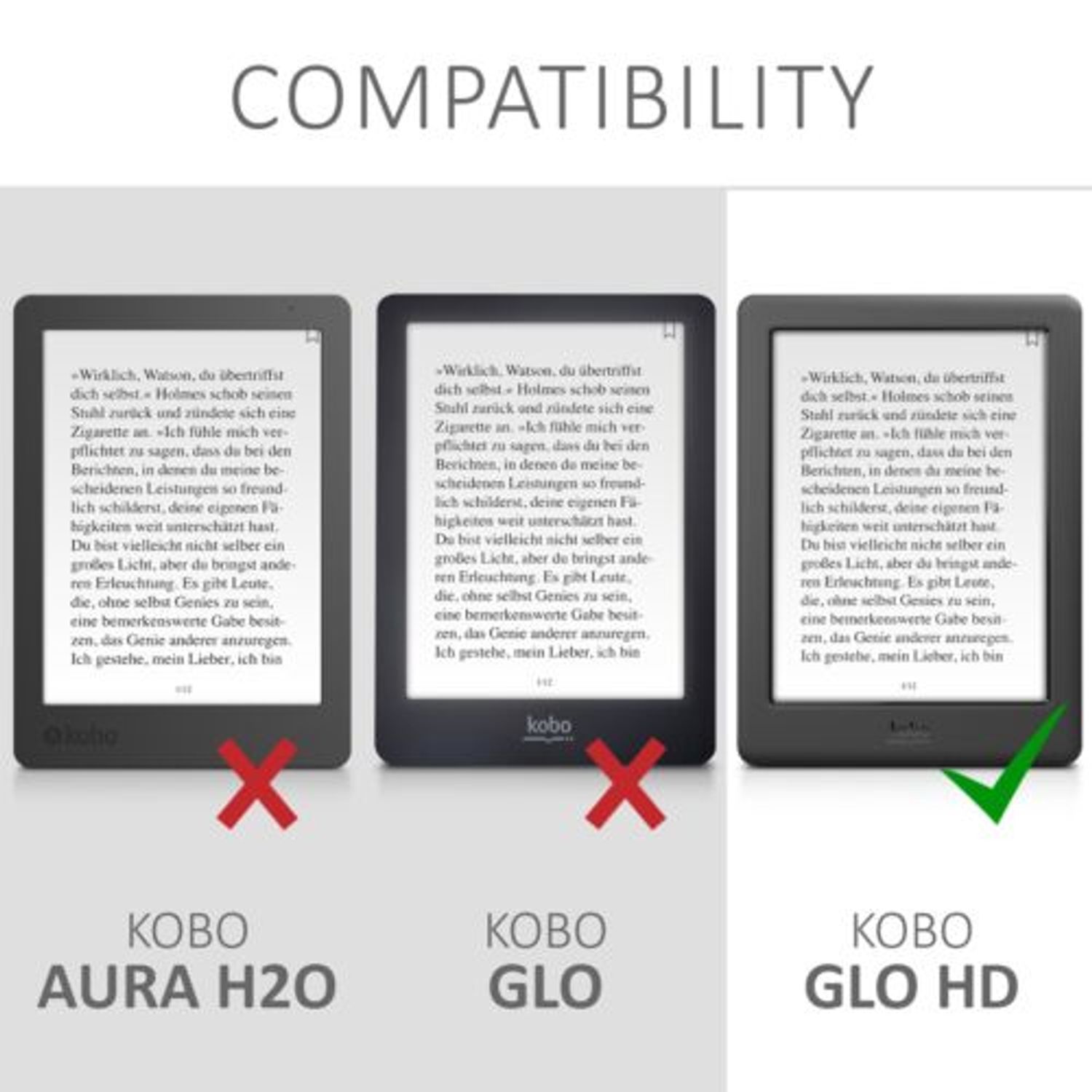 Husa pentru Kobo Glo HD/Touch 2.0, Piele ecologica, Multicolor, 34348.01 fotografia produsului View 6 L