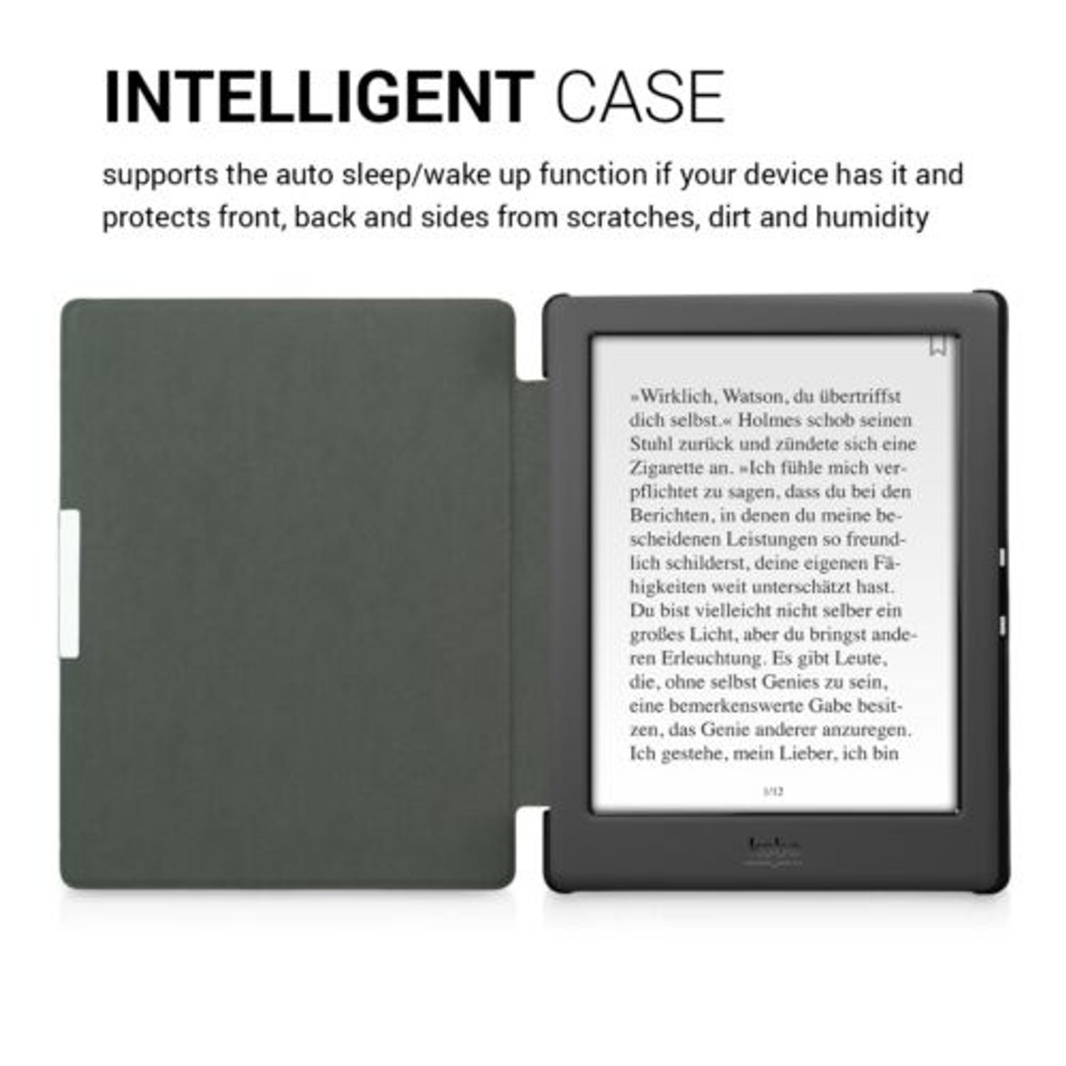 Husa pentru Kobo Glo HD/Touch 2.0, Piele ecologica, Multicolor, 34348.09 fotografia produsului View 5 L