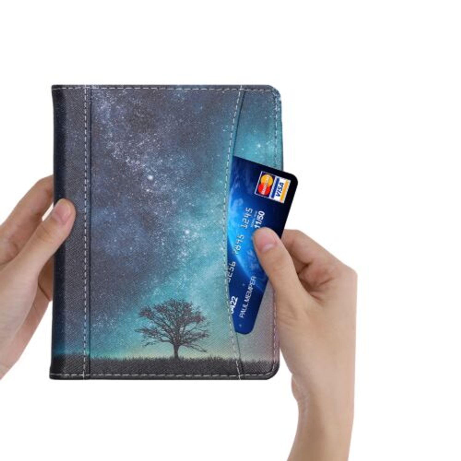 Husa pentru Kobo Aura Edition 1, Piele ecologica, Multicolor, 51469.01 fotografia produsului View 8 L