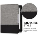 Husa pentru Kobo Aura Edition 1, Textil, Gri, 43342.22 fotografia produsului View 3 S