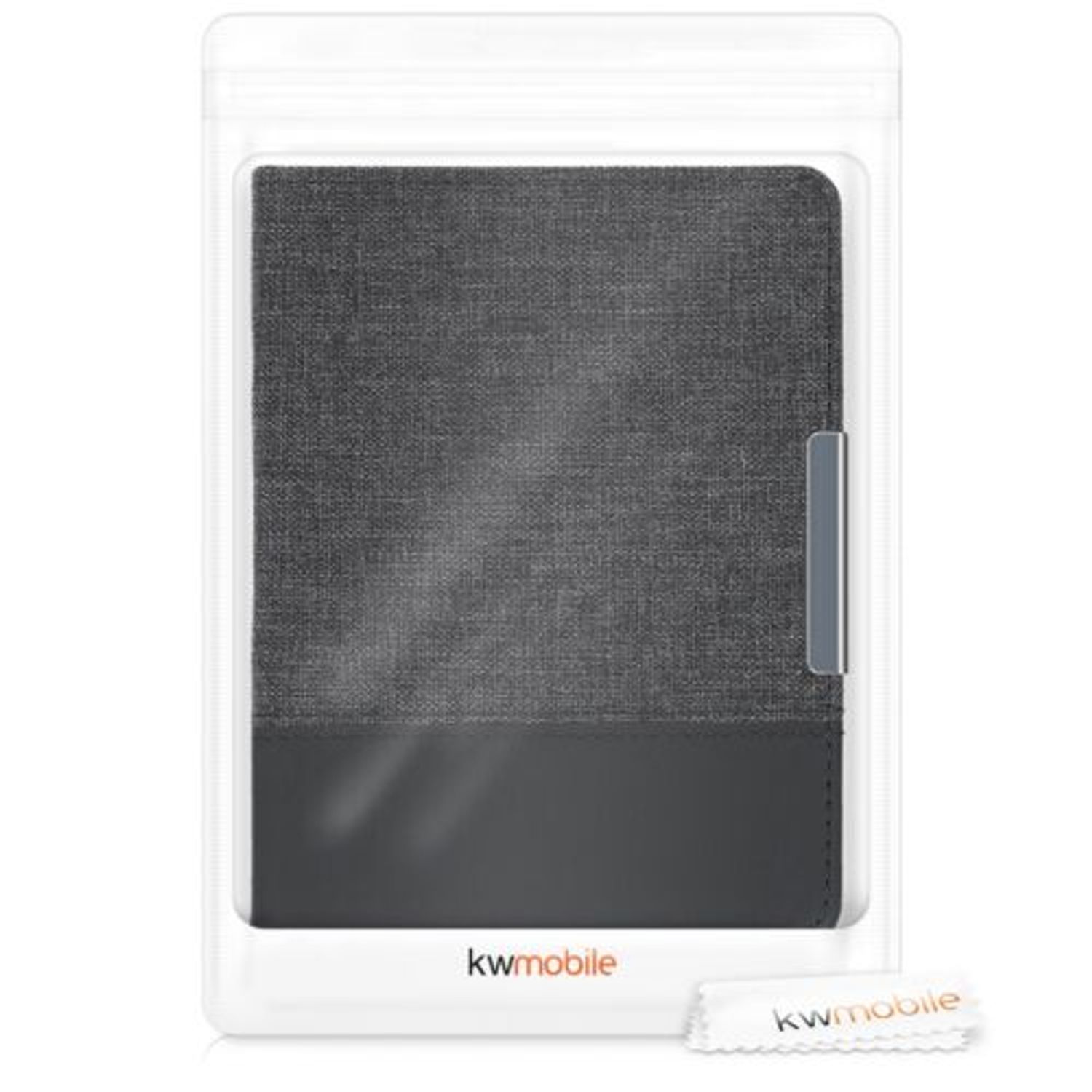 Husa pentru Kobo Aura Edition 1, Textil, Gri, 43342.03 fotografia produsului View 7 L