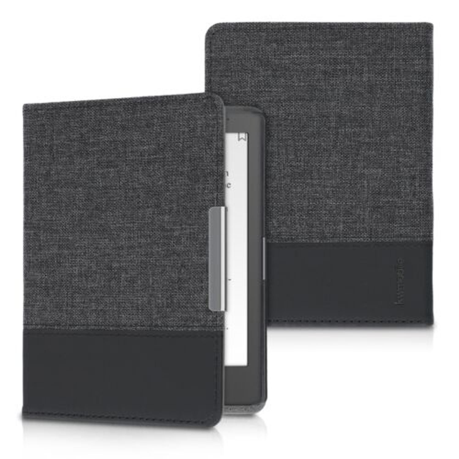 Husa pentru Kobo Aura Edition 1, Textil, Gri, 43342.03 fotografia produsului View 2 L