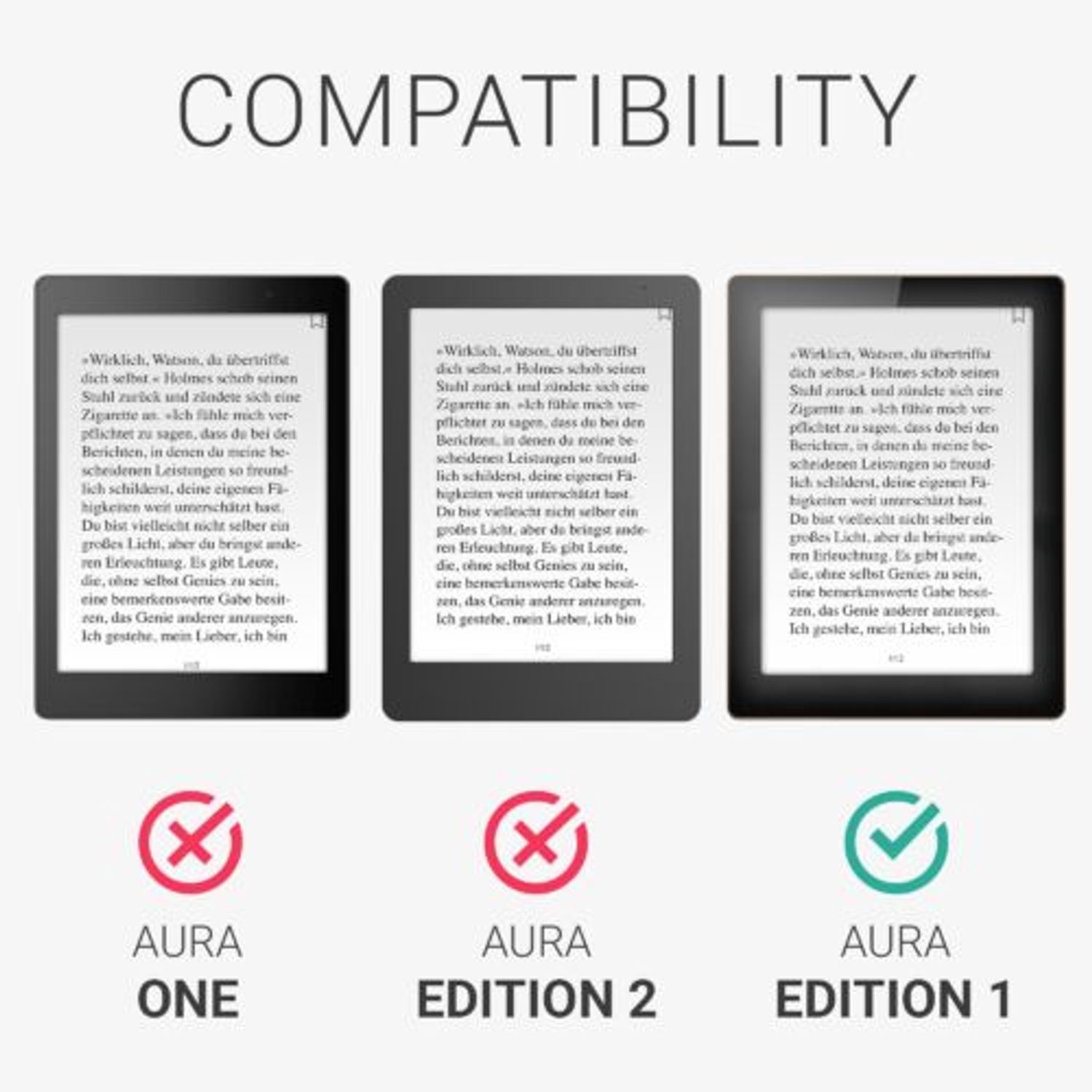 Husa pentru Kobo Aura Edition 1, Piele ecologica, Multicolor, 31484.24 fotografia produsului View 6 L