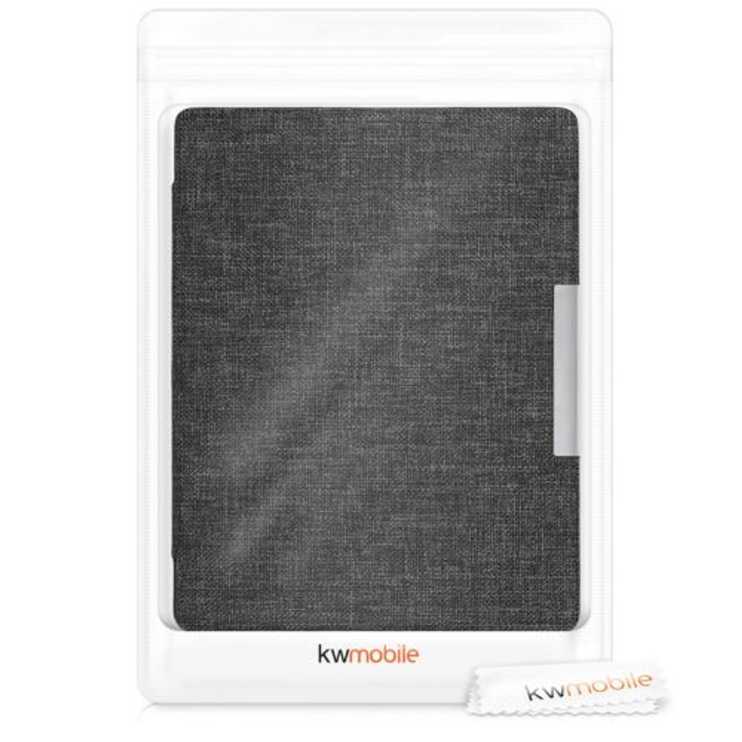 Husa pentru Kobo Aura Edition 1, Textil, Gri, 44961.19 fotografia produsului View 7 L