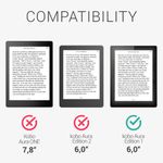 Husa pentru Kobo Aura Edition 1, Textil, Gri, 44961.19 fotografia produsului View 6 S