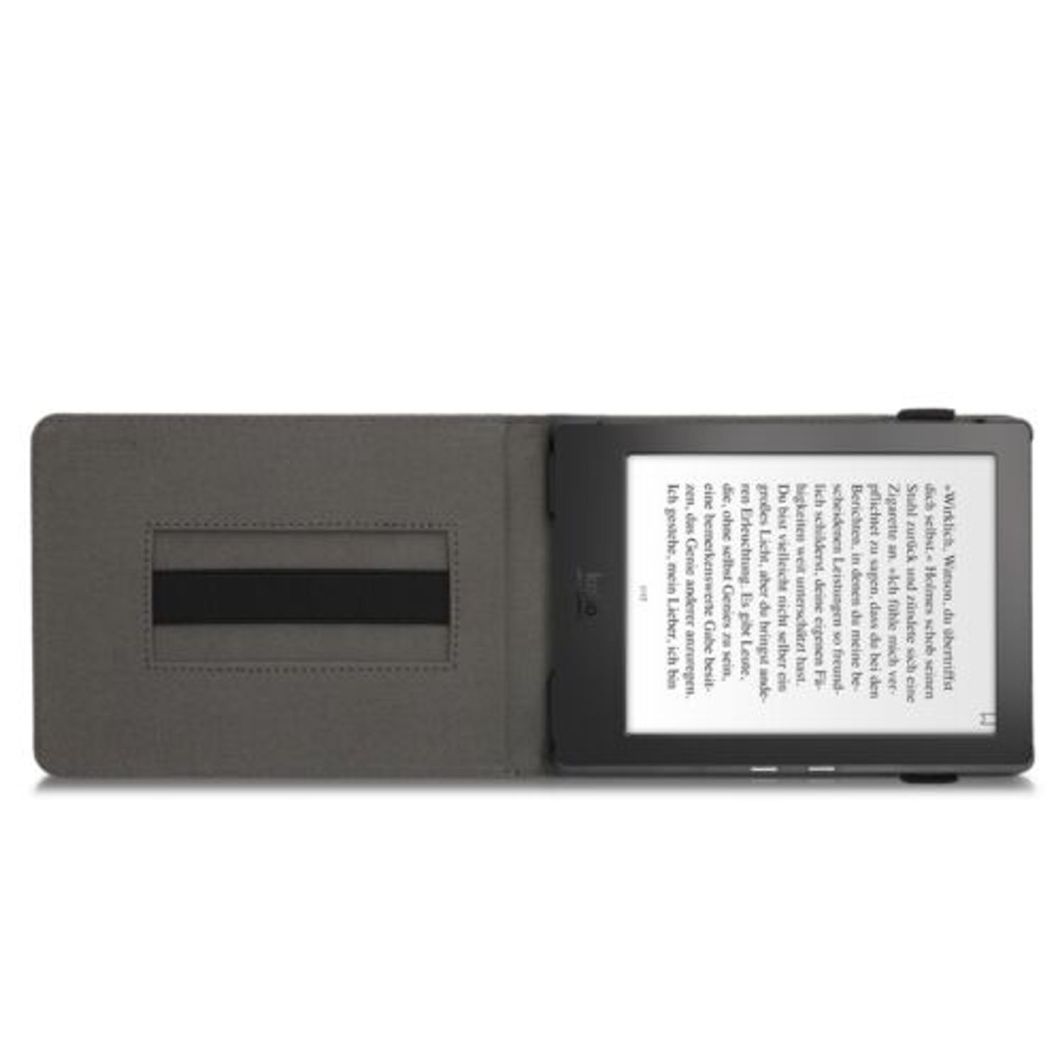 Husa pentru Kobo Aura H2O Edition 1, Textil, Gri, 50532.01 fotografia produsului View 9 L