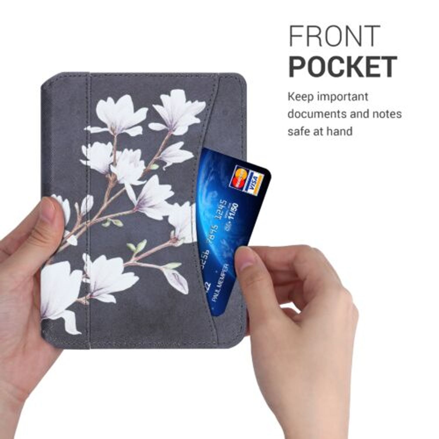 Husa pentru Kobo Clara HD, Piele ecologica, Multicolor, 51468.02 fotografia produsului View 4 L