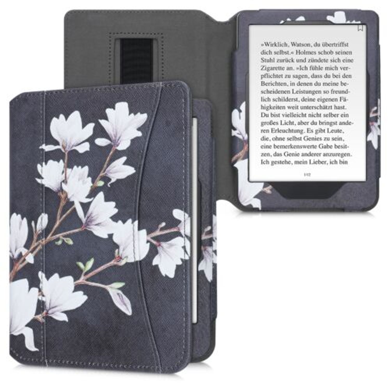 Husa pentru Kobo Clara HD, Piele ecologica, Multicolor, 51468.02 fotografia produsului View 2 L