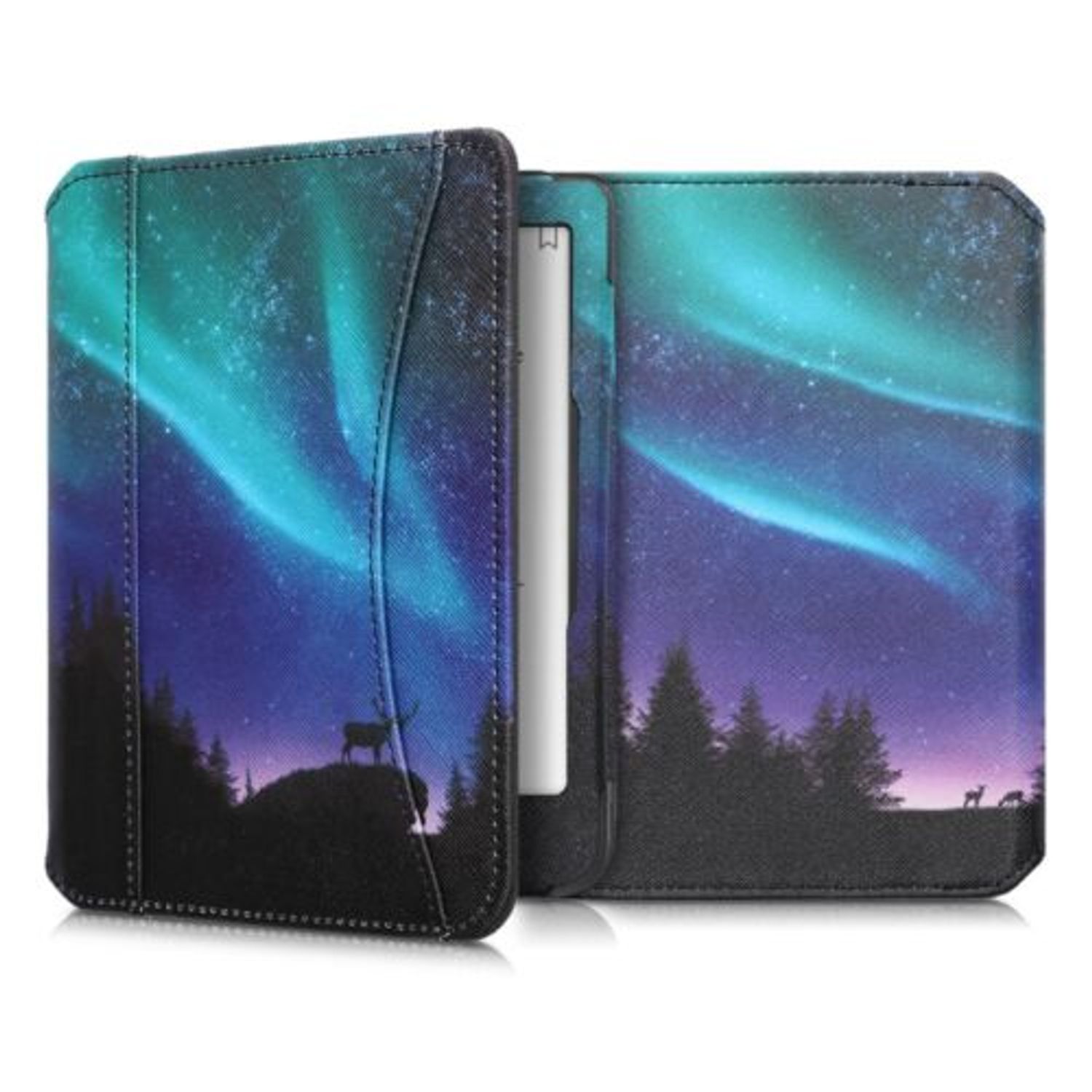 Husa pentru Kobo Clara HD, Piele ecologica, Multicolor, 51468.07 fotografia produsului