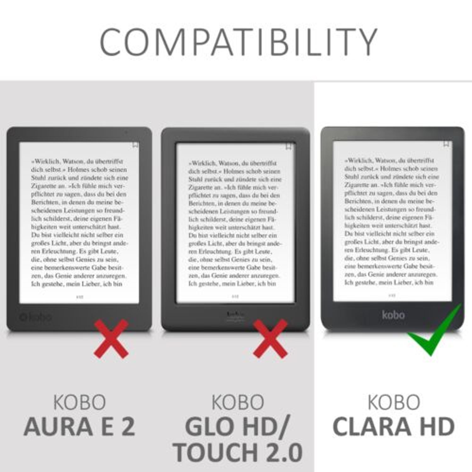 Husa pentru Kobo Clara HD, Piele ecologica, Multicolor, 52456.03 fotografia produsului View 6 L