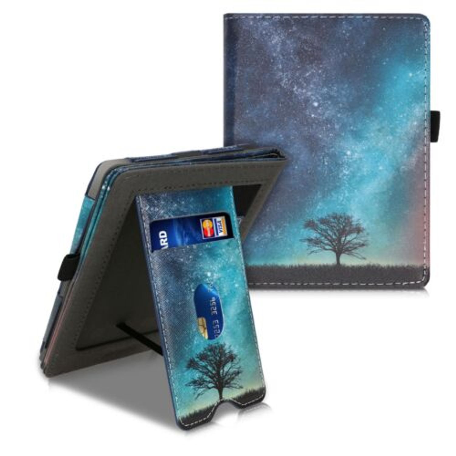 Husa pentru Kobo Clara HD, Piele ecologica, Multicolor, 52456.03 fotografia produsului View 2 L