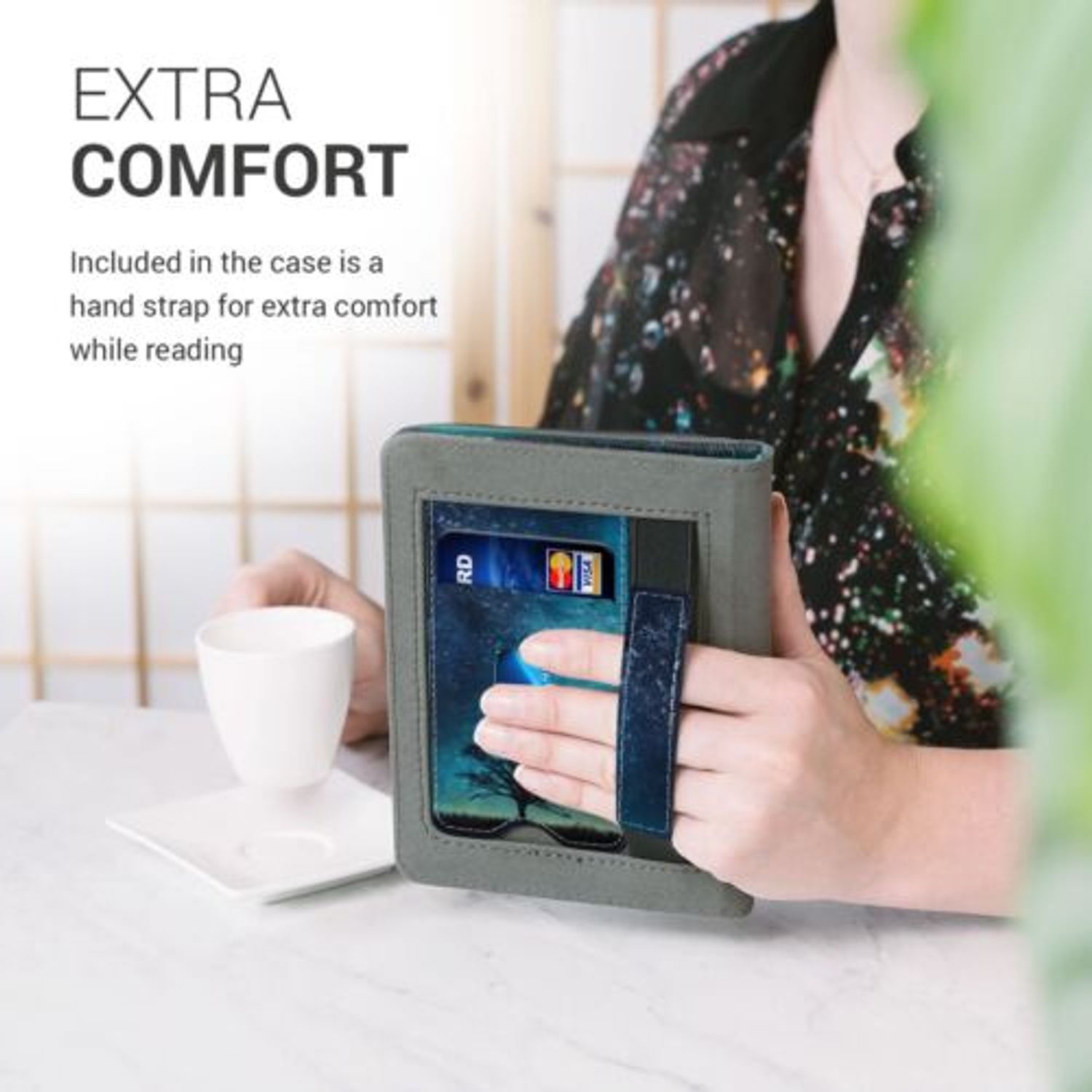 Husa pentru Kobo Clara HD, Piele ecologica, Multicolor, 52456.03 fotografia produsului View 3 L