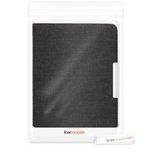 Husa pentru Kobo Clara HD, Textil, Gri, 46225.19 fotografia produsului View 7 S