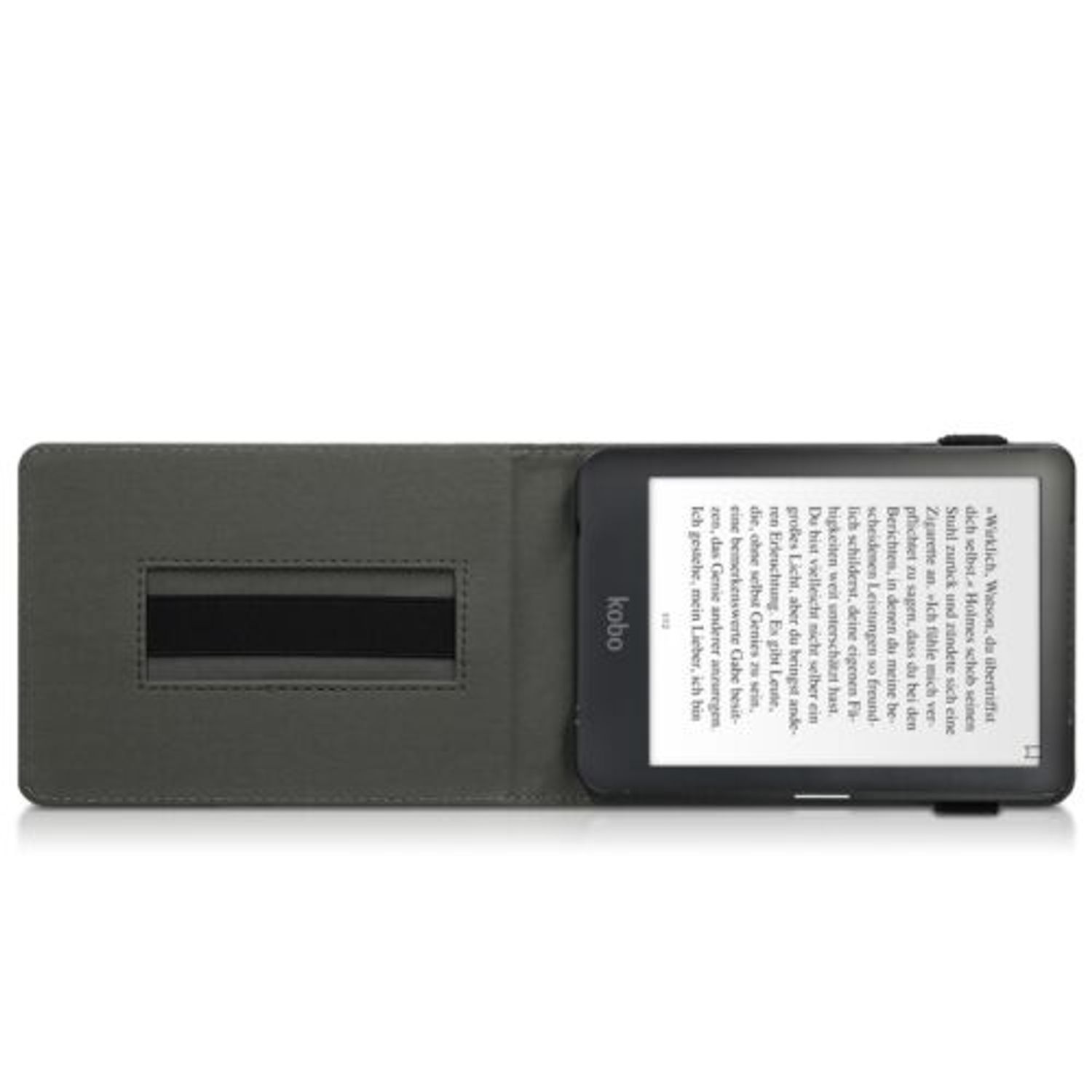 Husa pentru Kobo Clara HD, Piele ecologica, Negru, 46214.01 fotografia produsului View 9 L