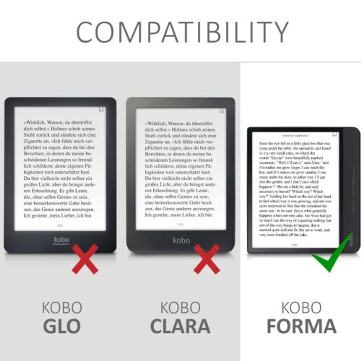 Husa pentru Kobo Forma, Piele ecologica, Rosu, 52967.09 fotografia produsului View 6 L