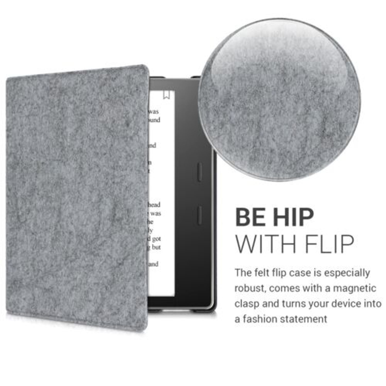 Husa pentru Kindle Kindle Oasis 3, Textil, Multicolor, 50623.01 fotografia produsului View 4 L