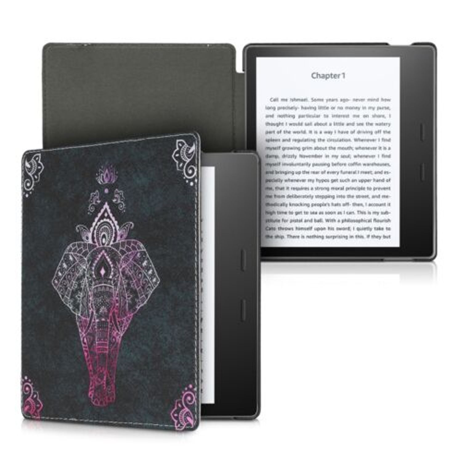 Husa pentru Kindle Kindle Oasis 3, Piele ecologica, Multicolor, 49417.01 fotografia produsului View 2 L