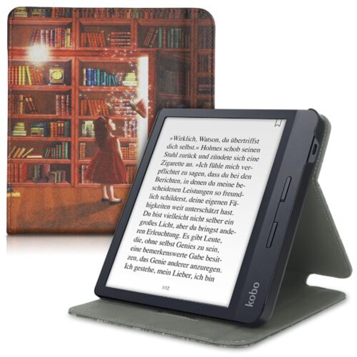 Husa pentru Kobo Libra H2O, Piele ecologica, Multicolor, 50302.09 fotografia produsului