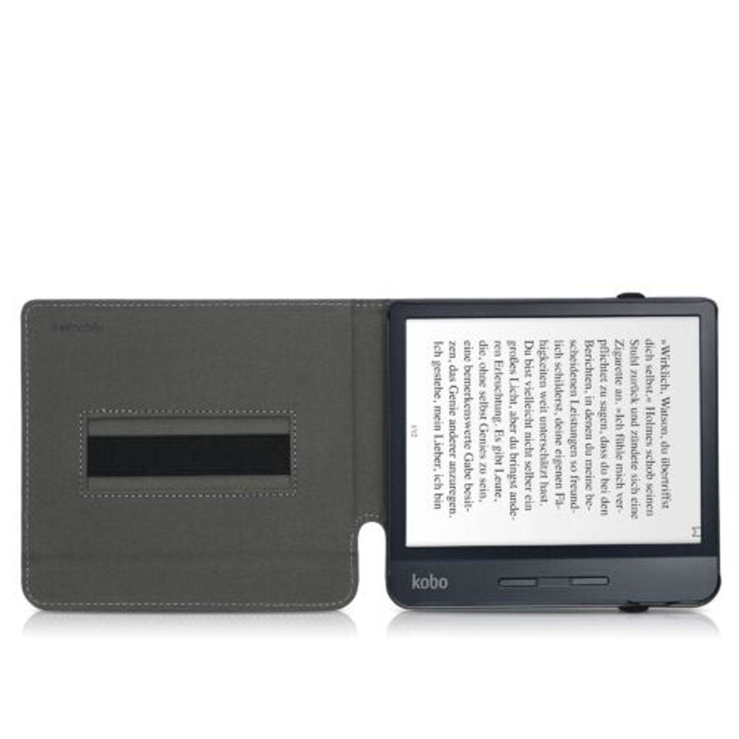 Husa pentru Kobo Libra H2O, Piele ecologica, Maro, 50302.02 fotografia produsului View 7 L