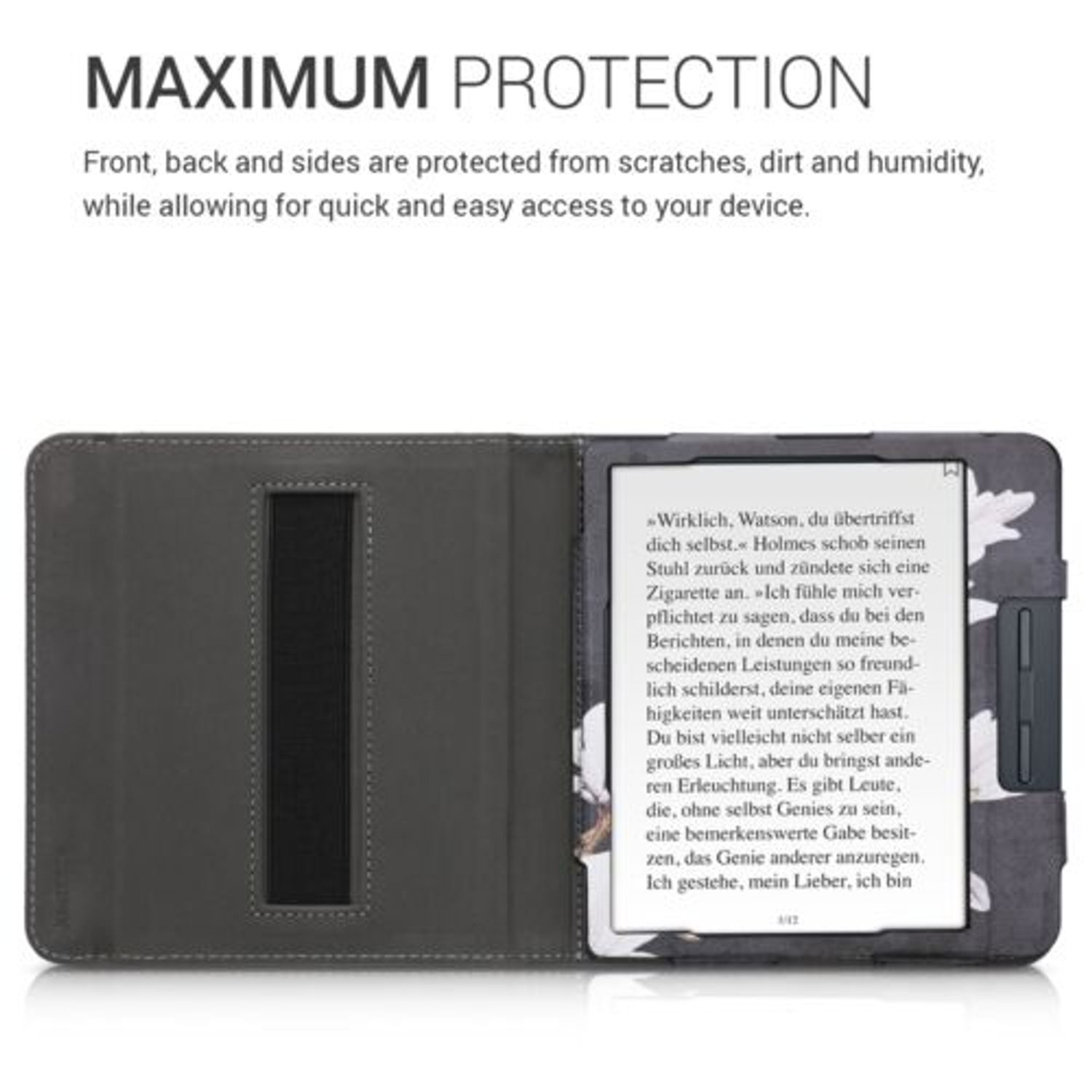 Husa pentru Kobo Libra H2O, Piele ecologica, Multicolor, 52968.02 fotografia produsului View 5 L