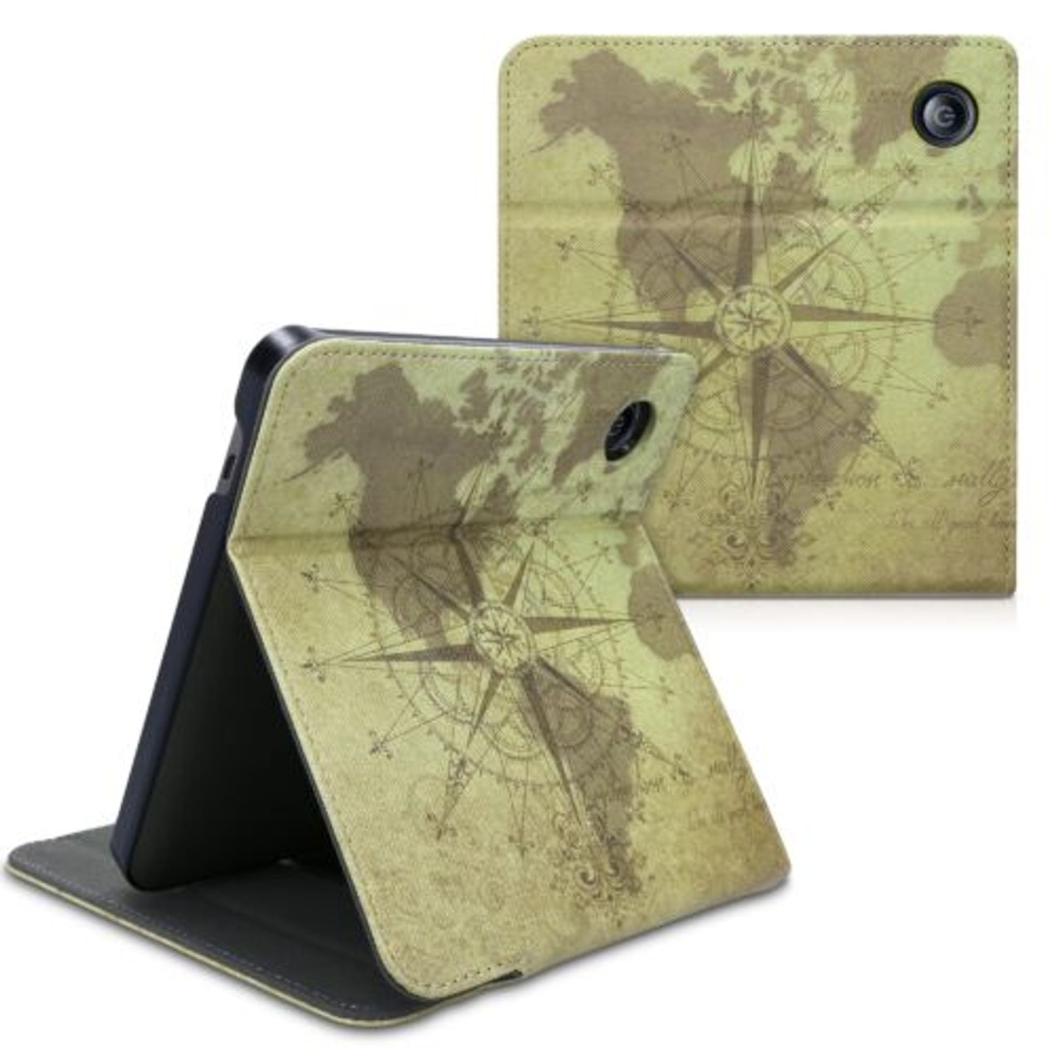 Husa pentru Kobo Libra H2O, Piele ecologica, Maro, 50302.02 fotografia produsului View 2 L