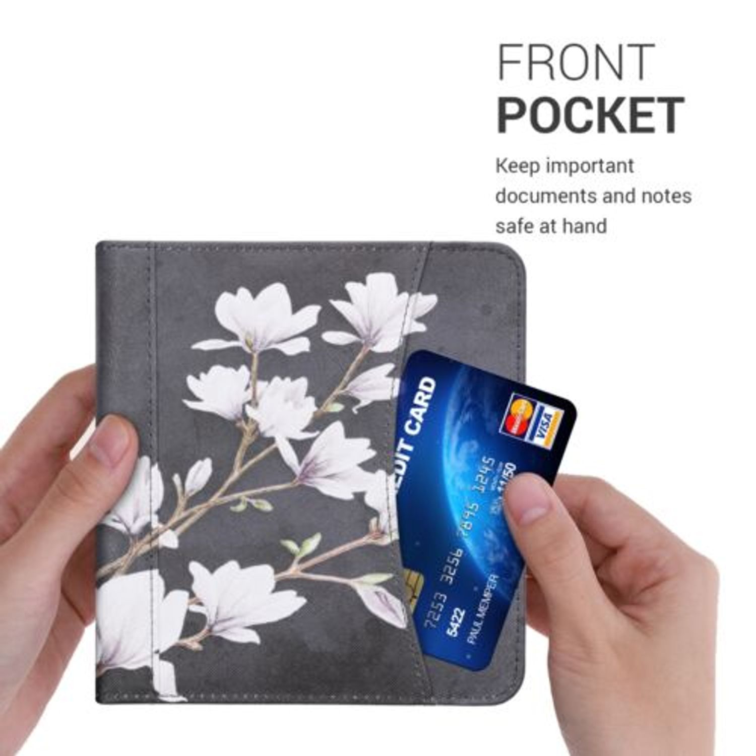 Husa pentru Kobo Libra H2O, Piele ecologica, Multicolor, 52968.02 fotografia produsului View 4 L