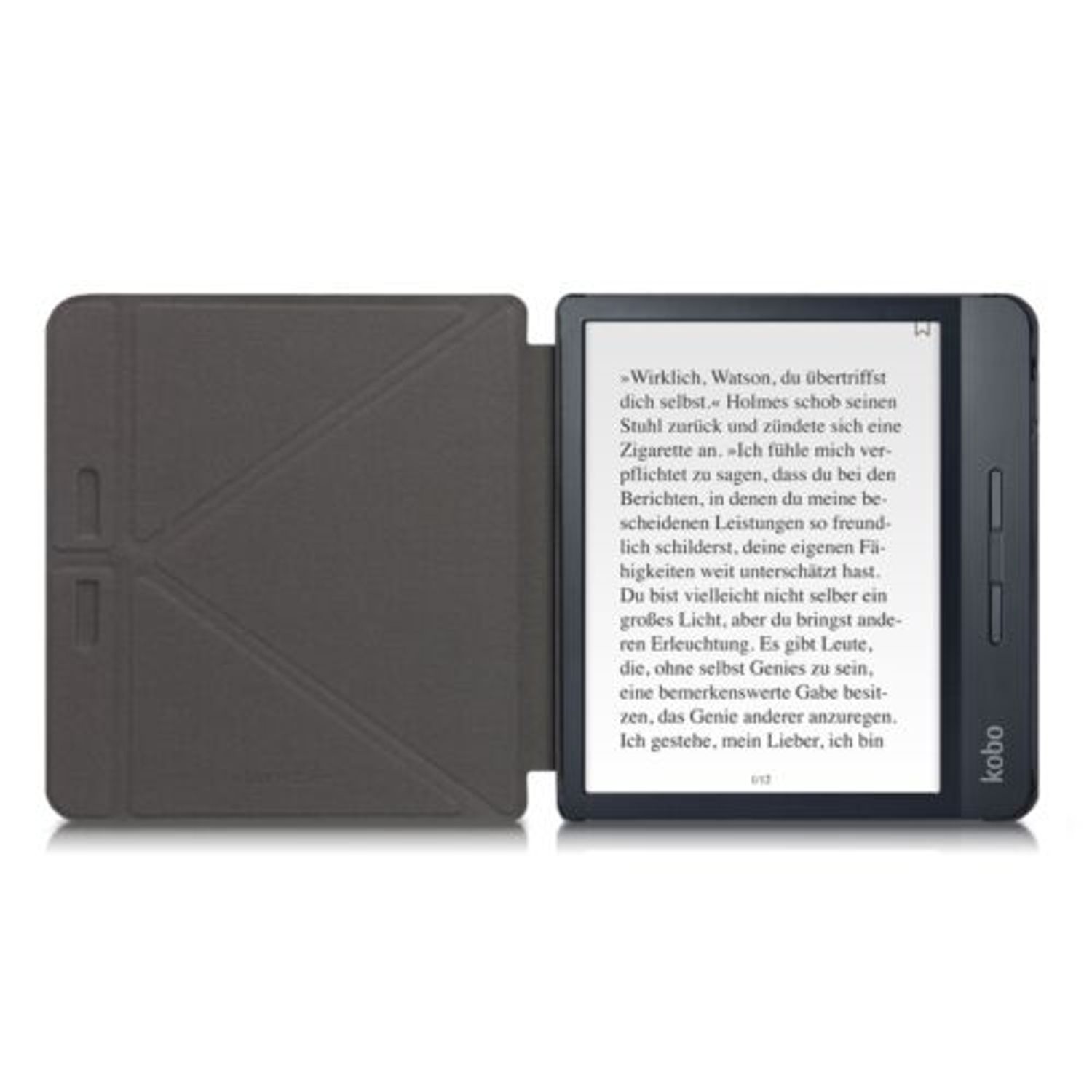 Husa pentru Kobo Libra H2O, Piele ecologica, Negru, 50540.17 fotografia produsului View 5 L