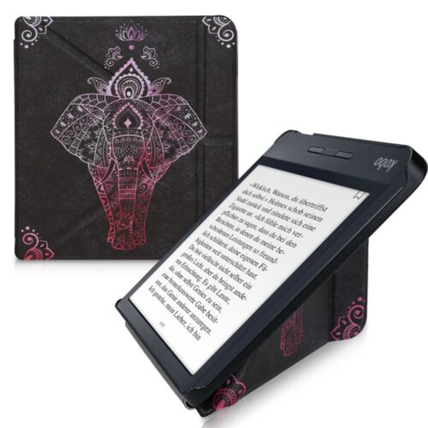 Husa pentru Kobo Libra H2O, Piele ecologica, Multicolor, 50540.04 fotografia produsului