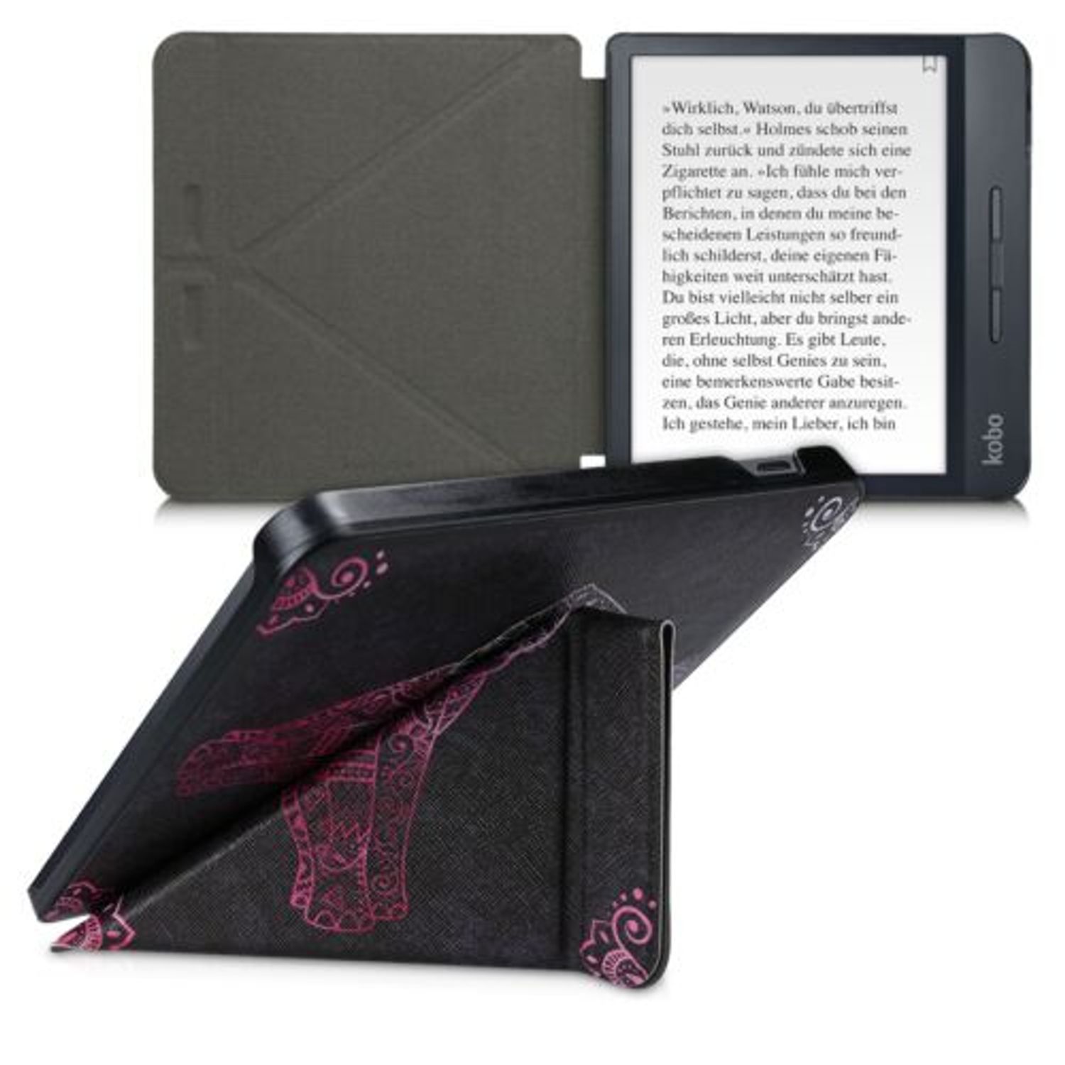 Husa pentru Kobo Libra H2O, Piele ecologica, Multicolor, 50540.04 fotografia produsului View 2 L