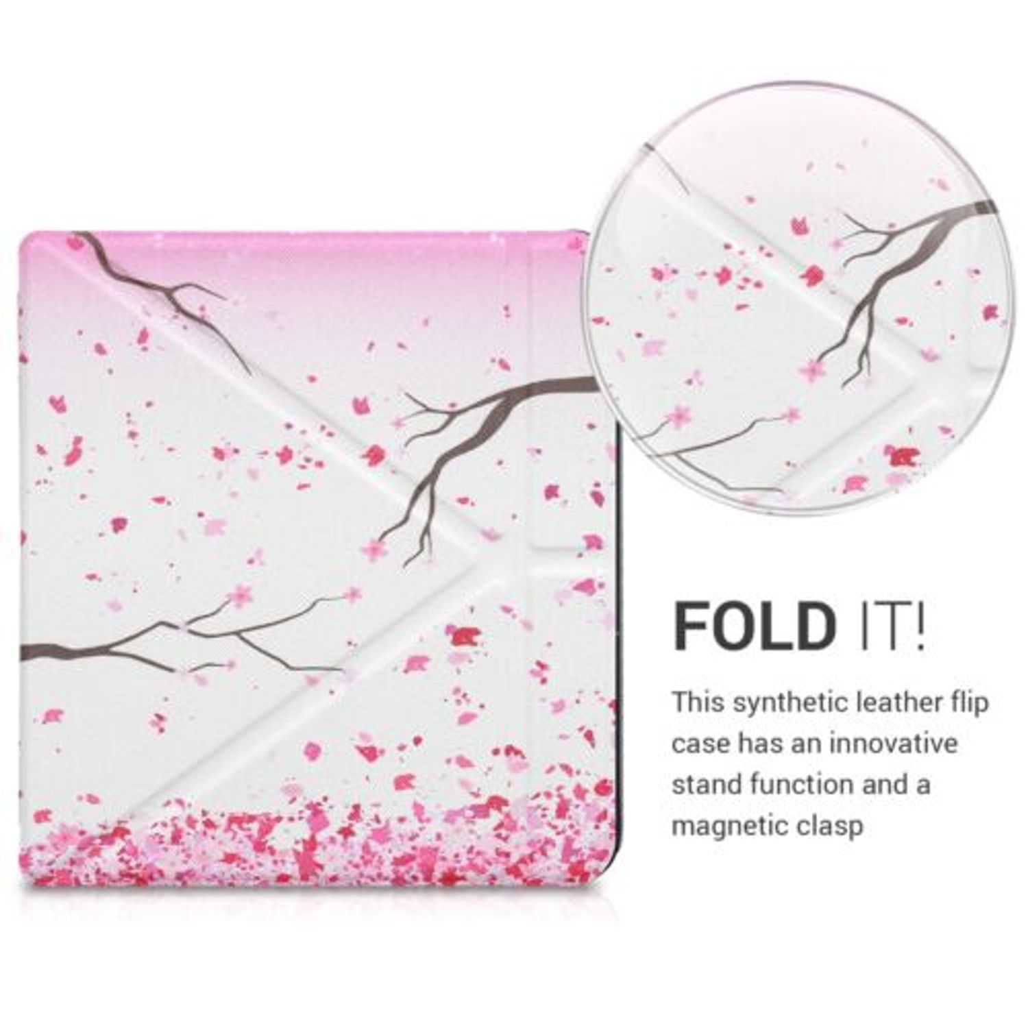 Husa pentru Kobo Libra H2O, Piele ecologica, Multicolor, 50540.07 fotografia produsului View 3 L