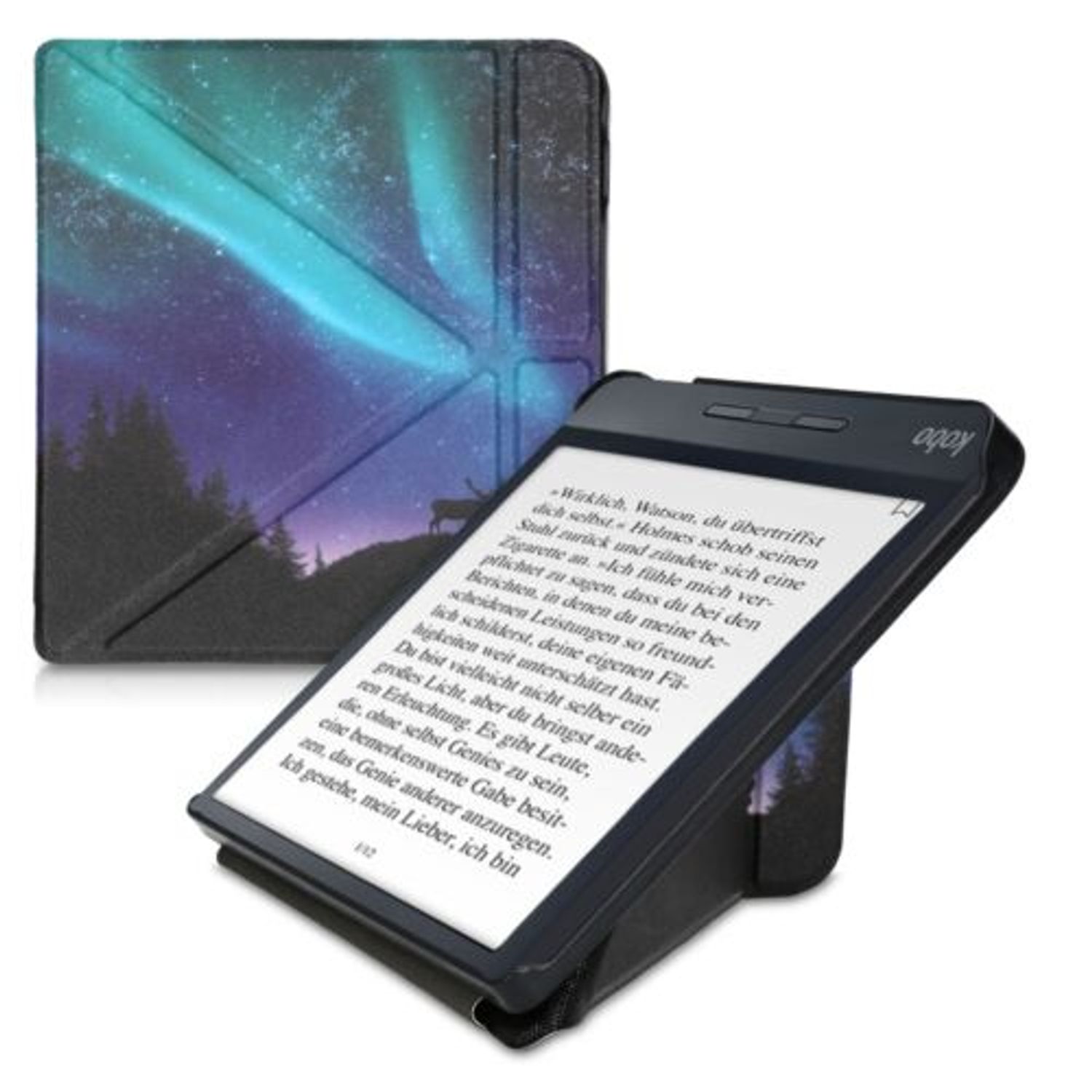 Husa pentru Kobo Libra H2O, Piele ecologica, Multicolor, 50540.11 fotografia produsului