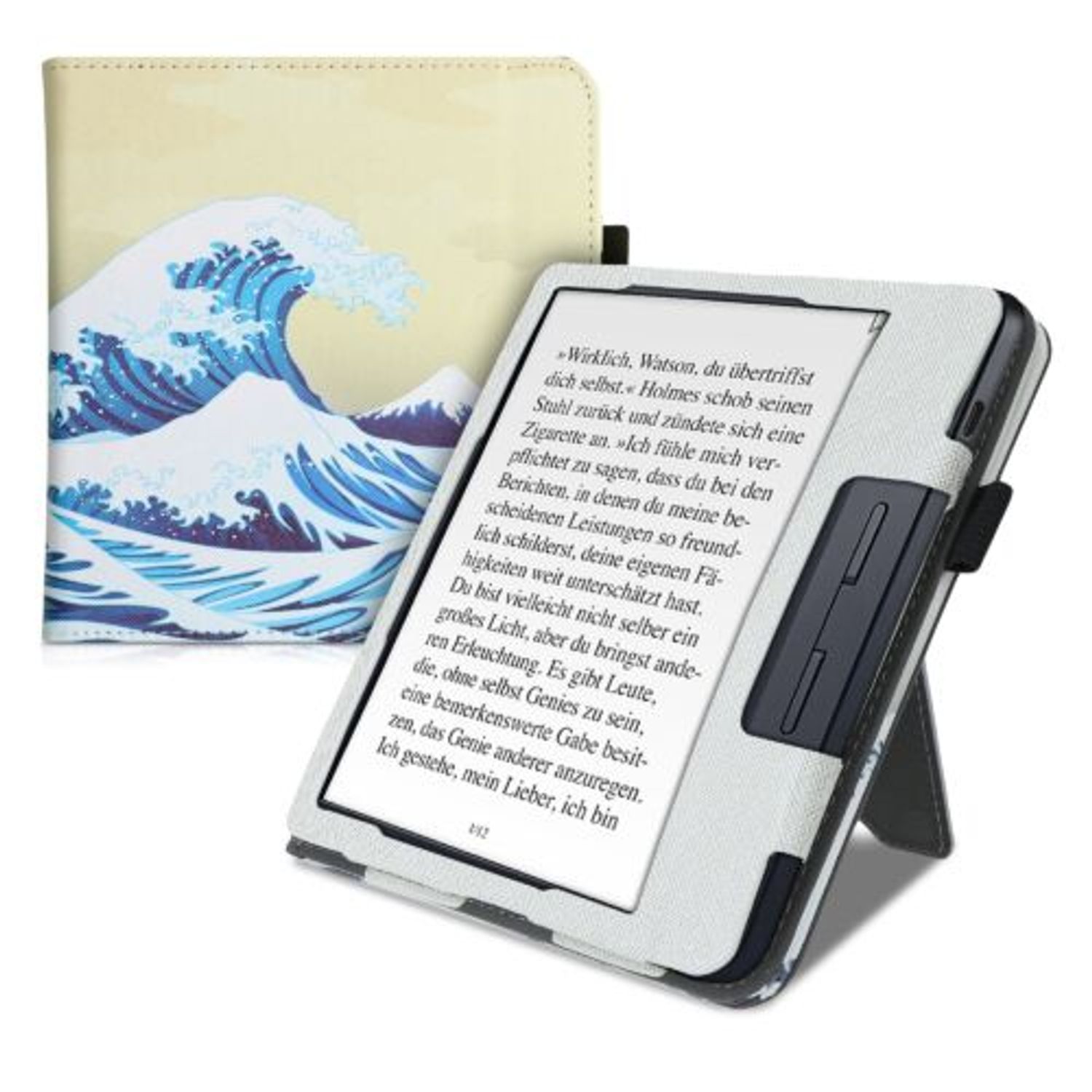 Husa pentru Kobo Libra H2O, Piele ecologica, Multicolor, 50319.13 fotografia produsului