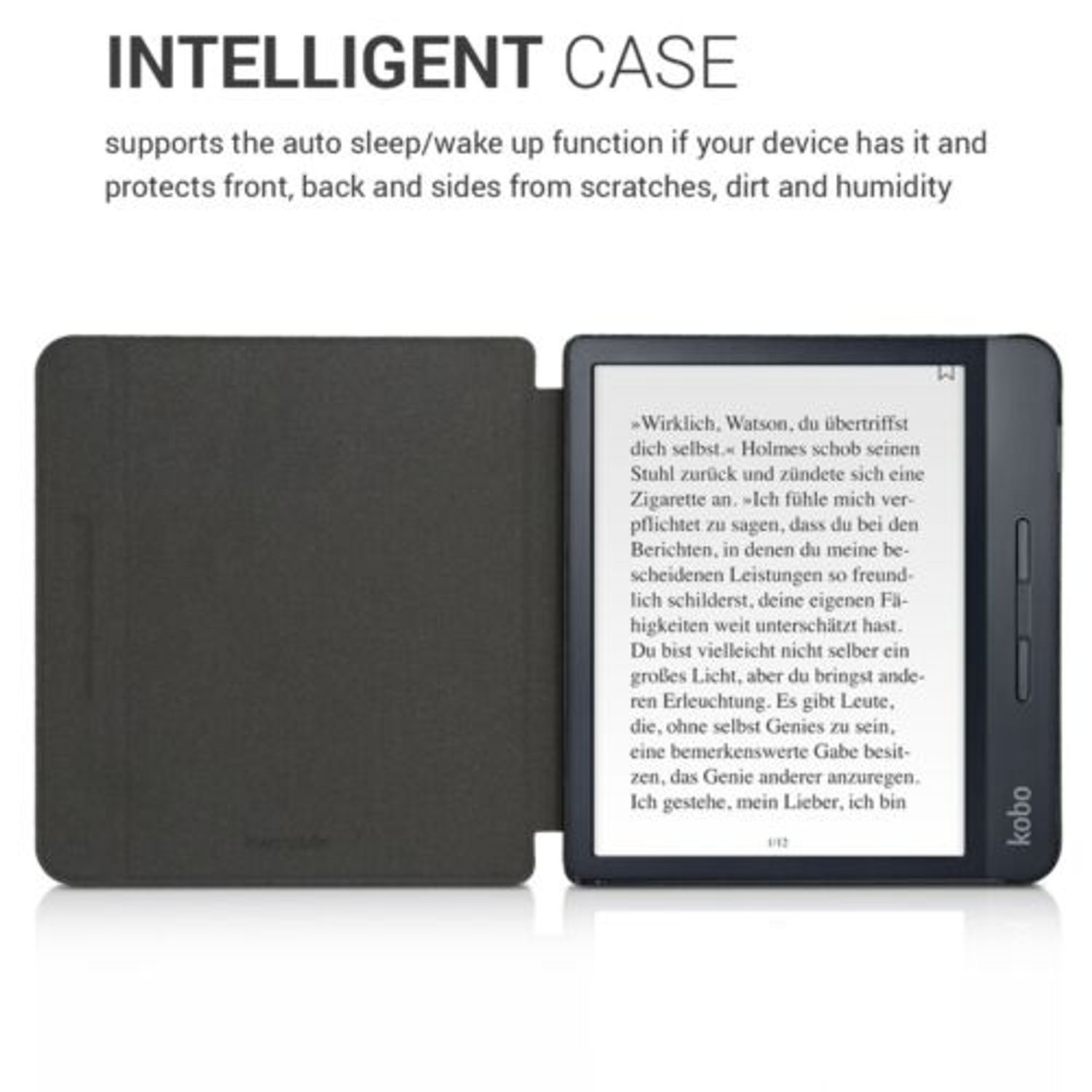 Husa pentru Kobo Libra H2O, Piele ecologica, Multicolor, 50300.06 fotografia produsului View 5 L
