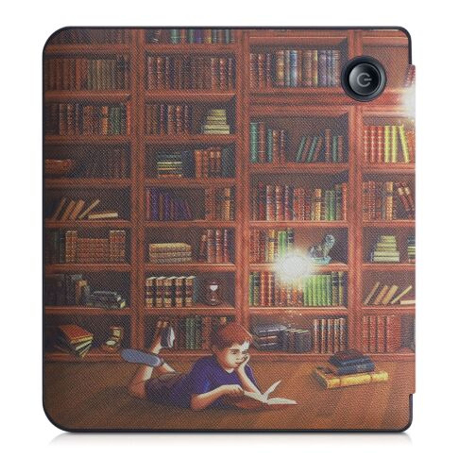 Husa pentru Kobo Libra H2O, Piele ecologica, Multicolor, 50300.18 fotografia produsului View 4 L