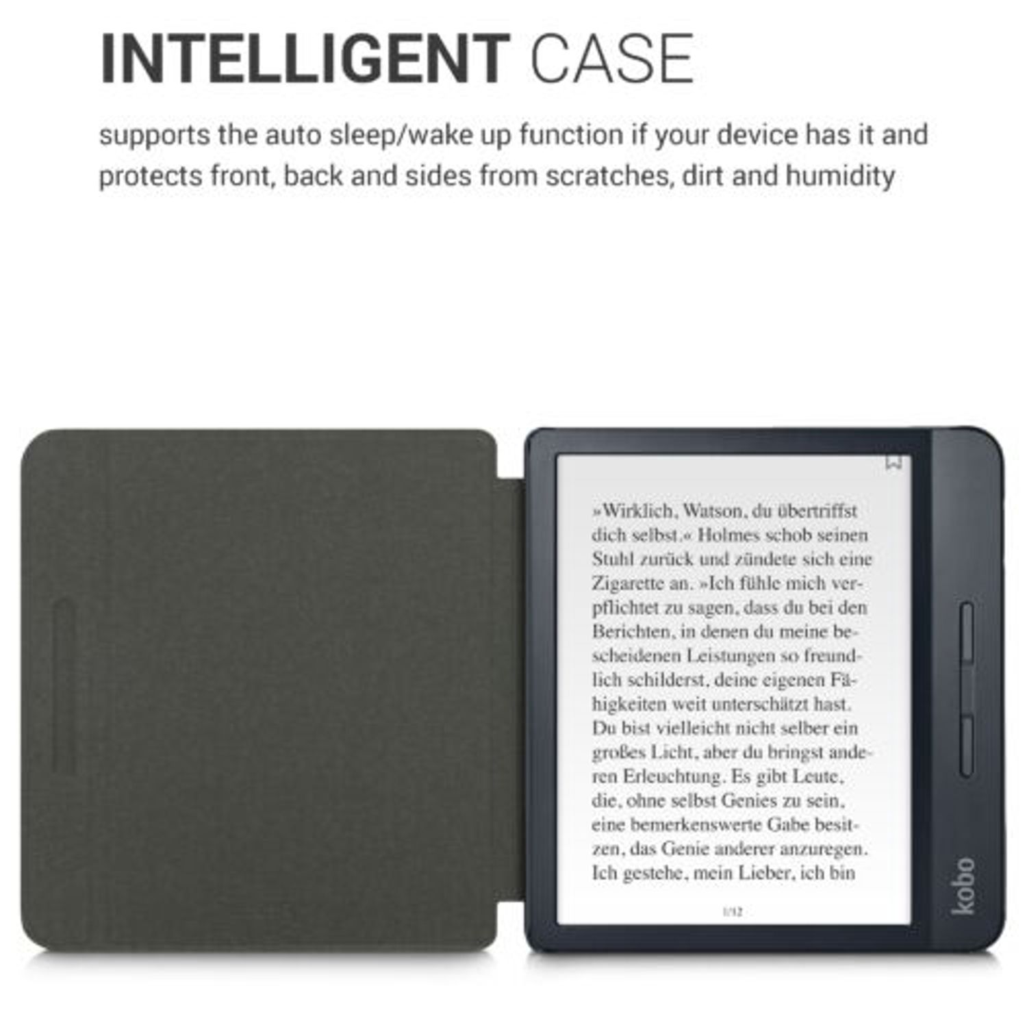 Husa pentru Kobo Libra H2O, Piele ecologica, Multicolor, 50300.16 fotografia produsului View 3 L