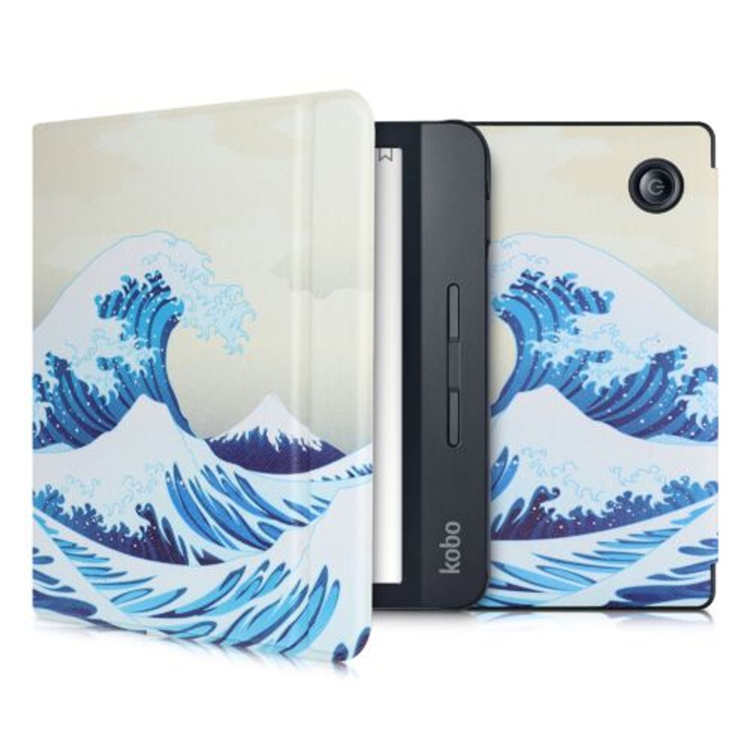 Husa pentru Kobo Libra H2O, Piele ecologica, Multicolor, 50300.16 fotografia produsului