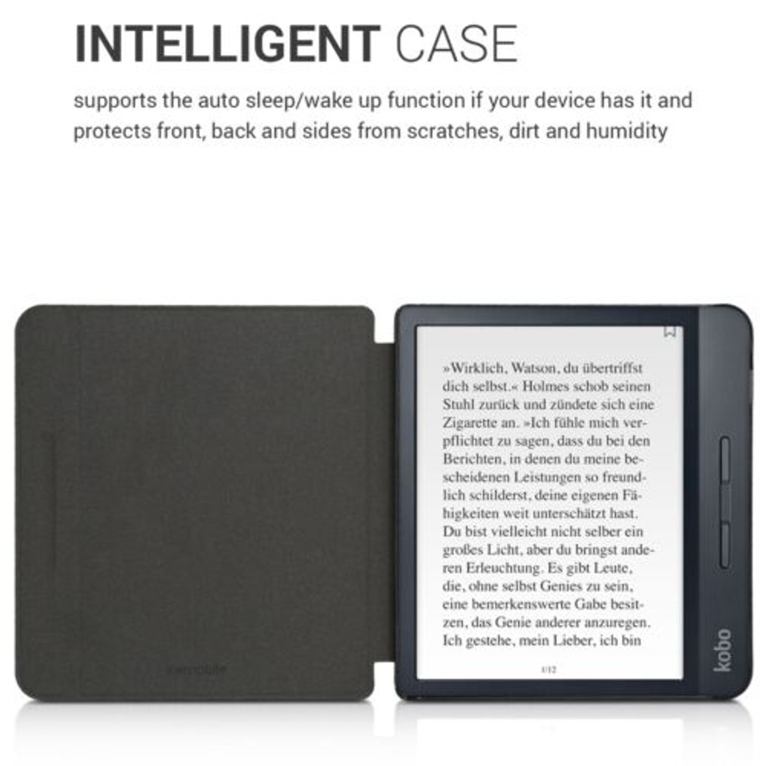 Husa pentru Kobo Libra H2O, Piele ecologica, Multicolor, 50300.05 fotografia produsului View 5 L
