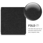 Husa pentru Kobo Libra H2O, Textil, Gri, 52460.19 fotografia produsului View 4 S