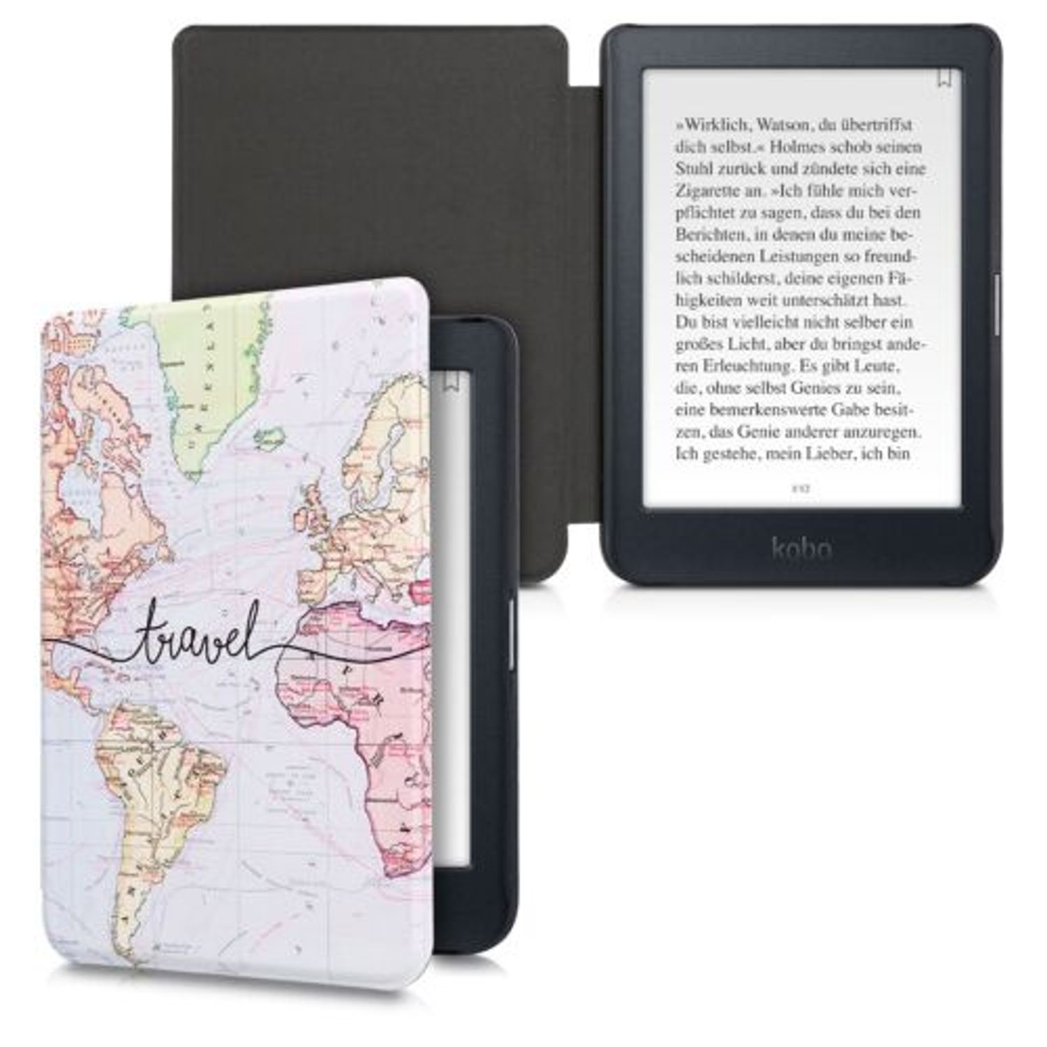 Husa pentru Kobo Nia, Piele ecologica, Multicolor, 52863.01 fotografia produsului View 2 L