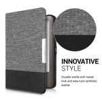Husa pentru Tolino Shine, Textil, Gri, 35020.22 fotografia produsului View 3 S
