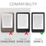 Husa pentru Tolino Shine 3, Piele ecologica, Multicolor, 47831.05 fotografia produsului View 6 S